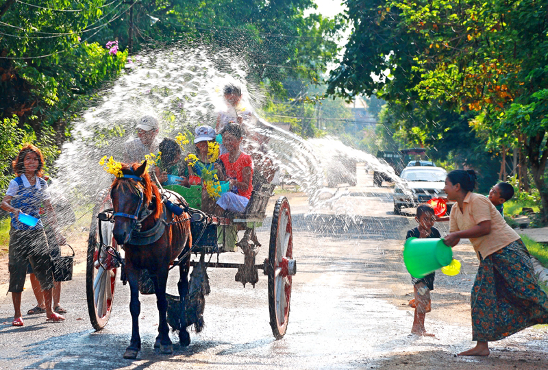 Thingyan – Myanmar’s traditional water festival