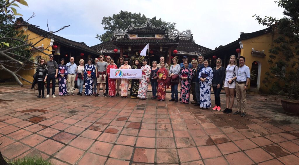 365 Travel organized the first tourist group to Hoi An in 2018
